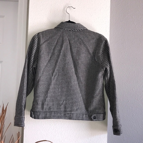 Express Houndstooth Blazer Skirt Suit Set - Picture 5 of 10